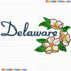 Flowers and Tree 1724 Embroidery Design