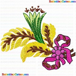 Flowers and Tree 1789 Embroidery Design