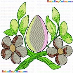 Flowers and Tree 1790 Embroidery Design