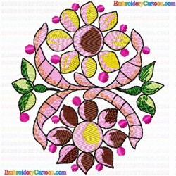 Flowers and Tree 1798 Embroidery Design