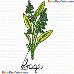 Flowers and Tree 1996 Embroidery Design