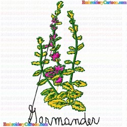 Flowers and Tree 2001 Embroidery Design