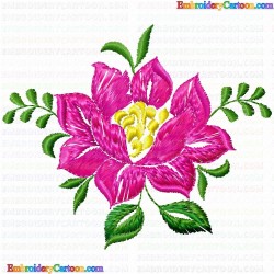 Flowers and Tree 2005 Embroidery Design