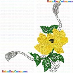 Flowers and Tree 2019 Embroidery Design