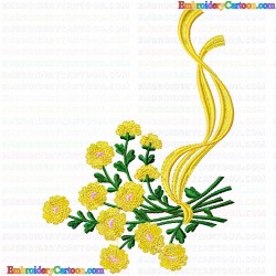 Flowers and Tree 2020 Embroidery Design