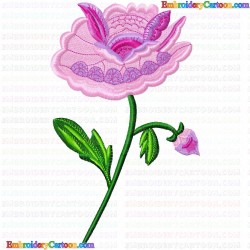 Flowers and Tree 2045 Embroidery Design