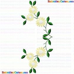 Flowers and Tree 2060 Embroidery Design