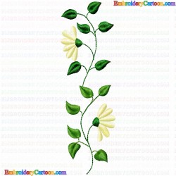 Flowers and Tree 2151 Embroidery Design