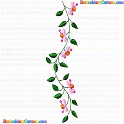 Flowers and Tree 2152 Embroidery Design