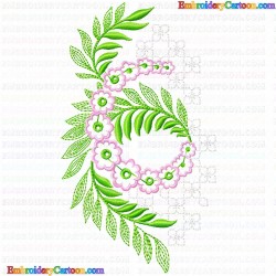 Flowers and Tree 2159 Embroidery Design