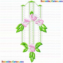 Flowers and Tree 2161 Embroidery Design