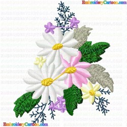 Flowers and Tree 2184 Embroidery Design