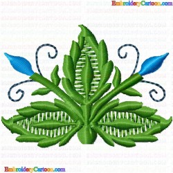 Flowers and Tree 2213 Embroidery Design