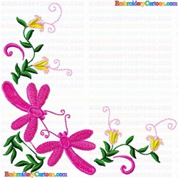 Flowers and Tree 2246 Embroidery Design