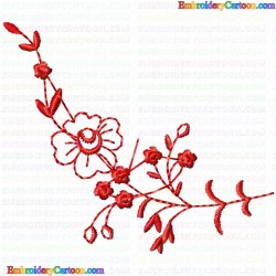 Flowers and Tree 2248 Embroidery Design