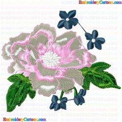 Flowers and Tree 2273 Embroidery Design