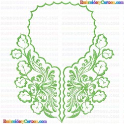 Flowers and Tree 228 Embroidery Design