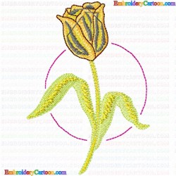 Flowers and Tree 2302 Embroidery Design