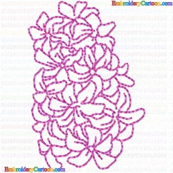 Flowers and Tree 2310 Embroidery Design