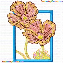 Flowers and Tree 2334 Embroidery Design