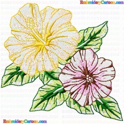 Flowers and Tree 2337 Embroidery Design