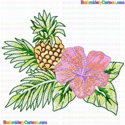 Flowers and Tree 2342 Embroidery Design