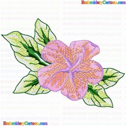 Flowers and Tree 2344 Embroidery Design