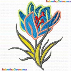 Flowers and Tree 2367 Embroidery Design