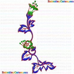 Flowers and Tree 238 Embroidery Design