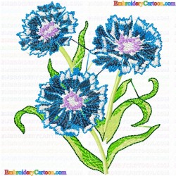 Flowers and Tree 2402 Embroidery Design