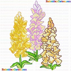 Flowers and Tree 2405 Embroidery Design