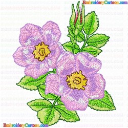 Flowers and Tree 2415 Embroidery Design