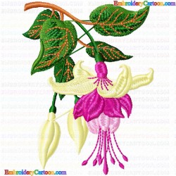 Flowers and Tree 2429 Embroidery Design