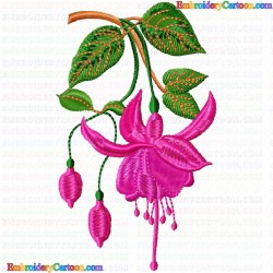 Flowers and Tree 2430 Embroidery Design