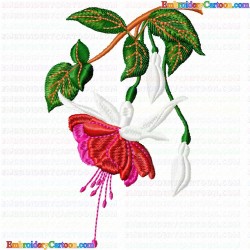 Flowers and Tree 2431 Embroidery Design