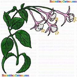 Flowers and Tree 2436 Embroidery Design