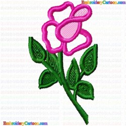 Flowers and Tree 2440 Embroidery Design