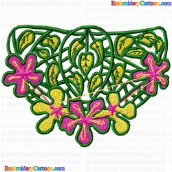 Flowers and Tree 2448 Embroidery Design