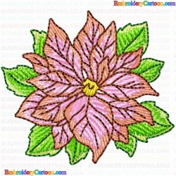 Flowers and Tree 2449 Embroidery Design