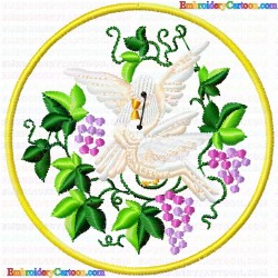 Flowers and Tree 2472 Embroidery Design