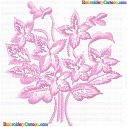 Flowers and Tree 2522 Embroidery Design