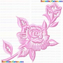 Flowers and Tree 2526 Embroidery Design