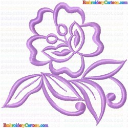 Flowers and Tree 2533 Embroidery Design