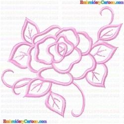 Flowers and Tree 2539 Embroidery Design