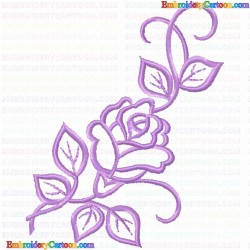 Flowers and Tree 2540 Embroidery Design