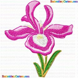 Flowers and Tree 2590 Embroidery Design