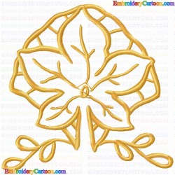 Flowers and Tree 2593 Embroidery Design