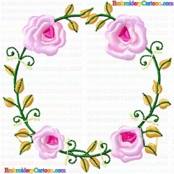 Flowers and Tree 2594 Embroidery Design