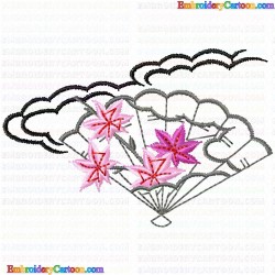 Flowers and Tree 2666 Embroidery Design