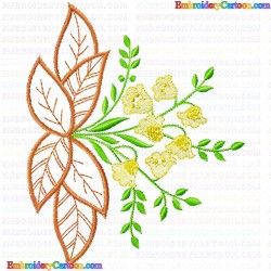 Flowers and Tree 2775 Embroidery Design